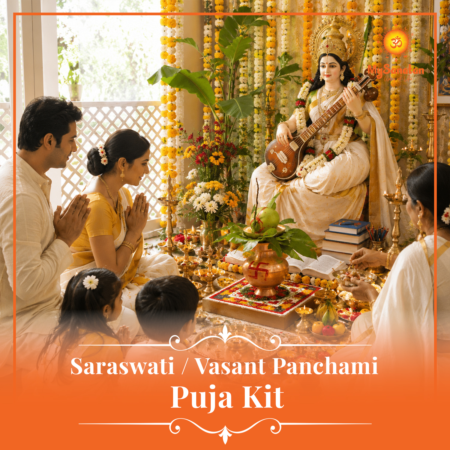Saraswati Puja (Vasant Panchami) Kit